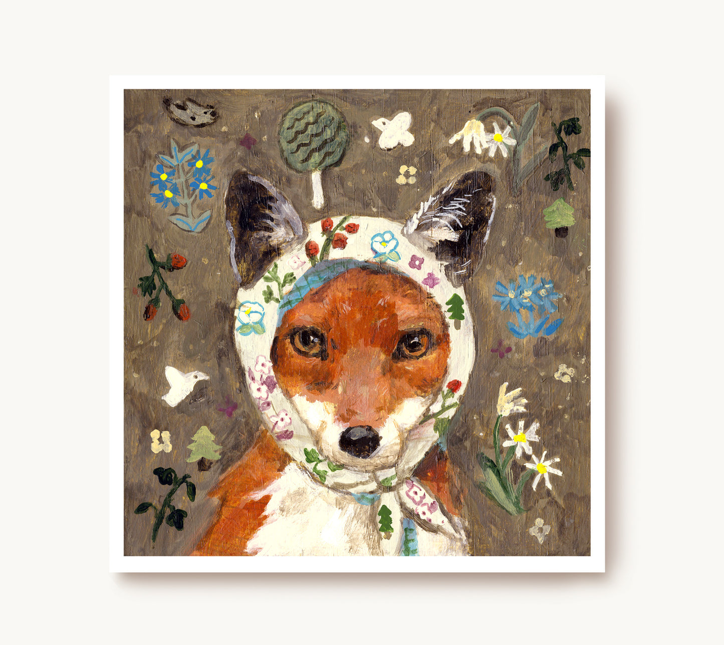 A Fox in a scarf