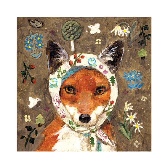 A Fox in a scarf