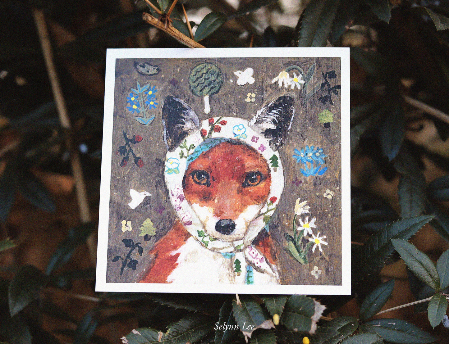 A Fox in a scarf