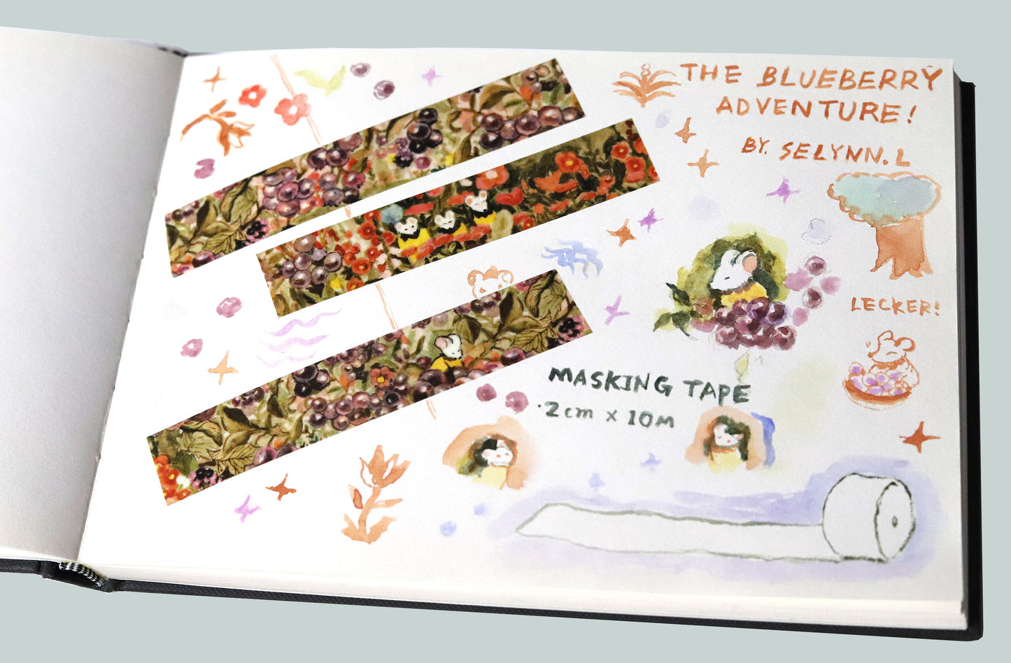 Washi tape - The Blueberry adventure!